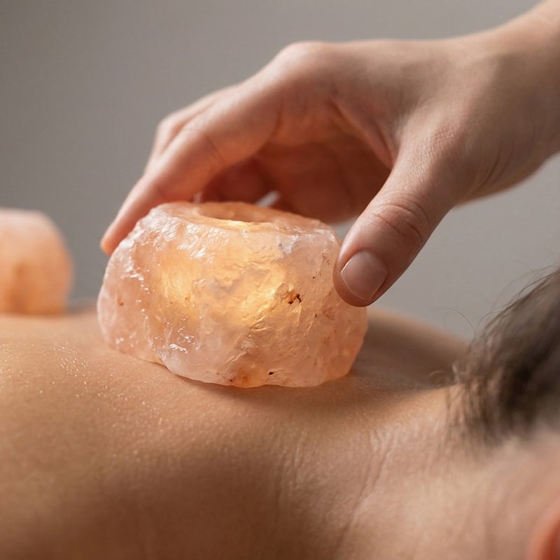 Himalayan salt stone add-on